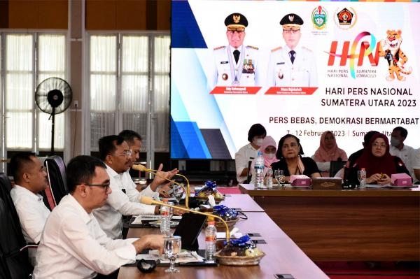 Pemprov, Forkopimda dan PWI Sumut Komitmen Sukseskan HPN 2023